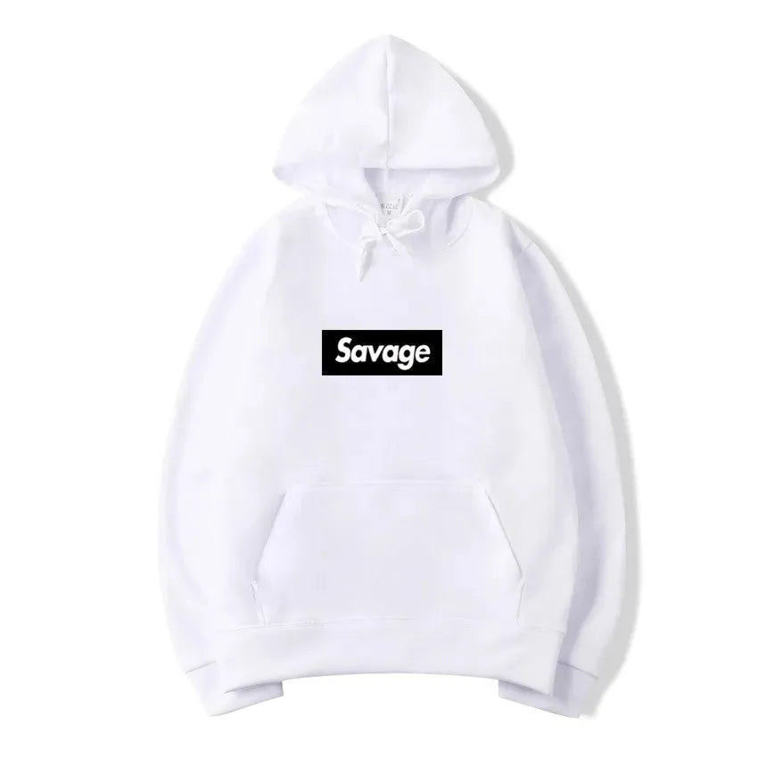 Hip Hop Hooded Sweatshirt with Letters - Bellarte Enchanté Hip Hop Hooded Sweatshirt with Letters